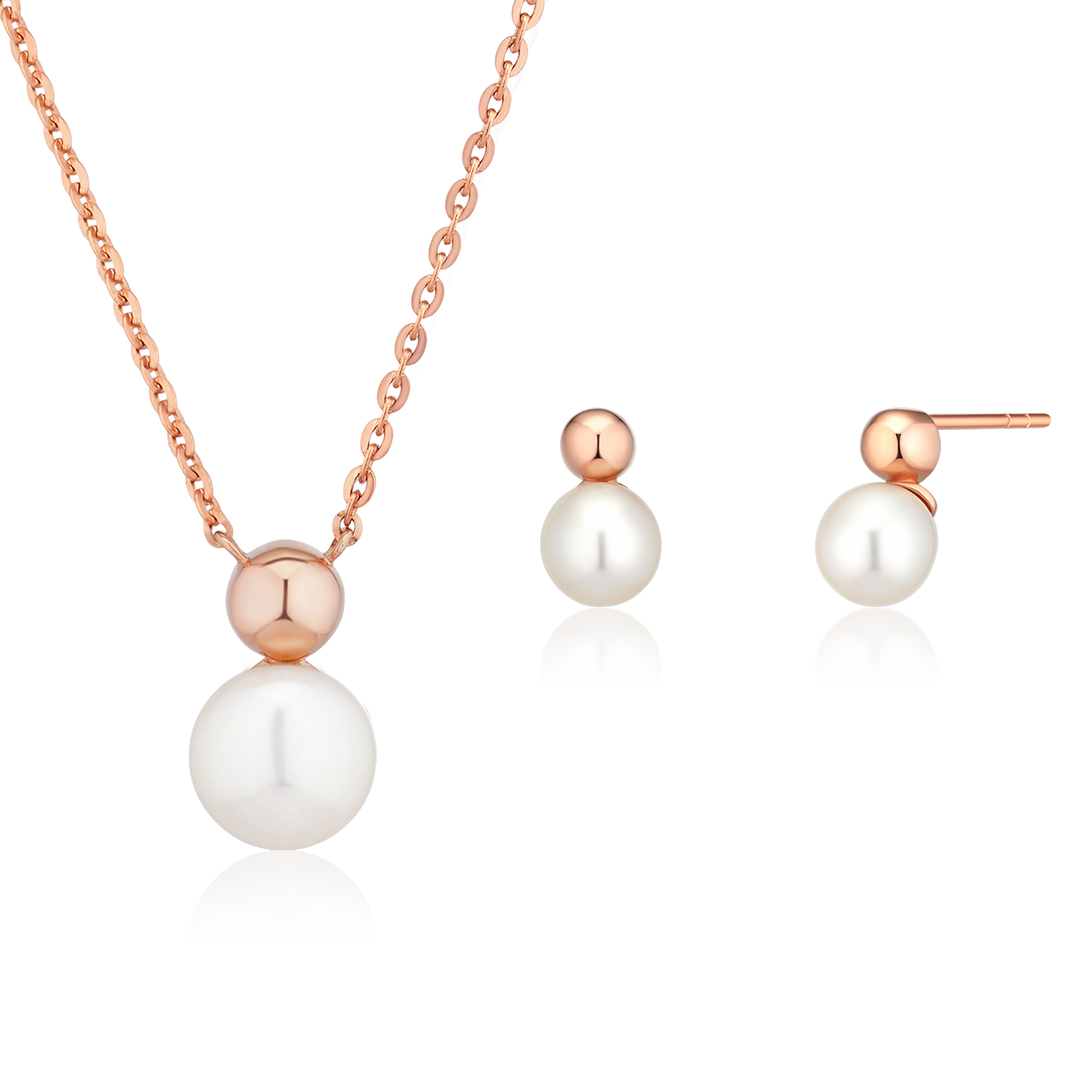 Bộ trang sức Vàng 14K Ngọc trai